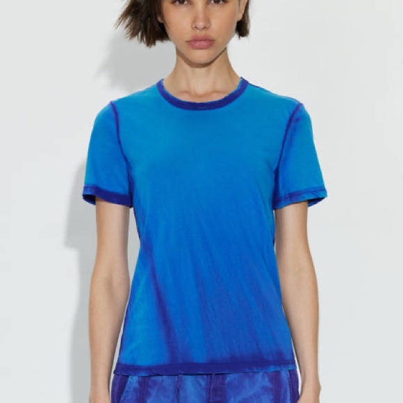 Cotton Citizen Tops - Cotton Citizen Vibrant Blue Short Sleeve Tee Size S